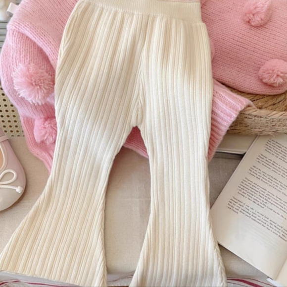 Pom Pom Sweater and Knit Pant Set - Picture 3 of 4